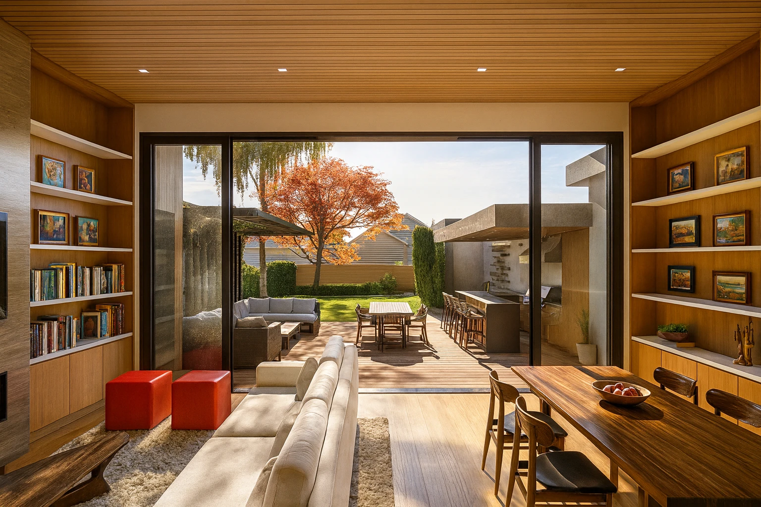 Mountain View House — Great Room – New residential design