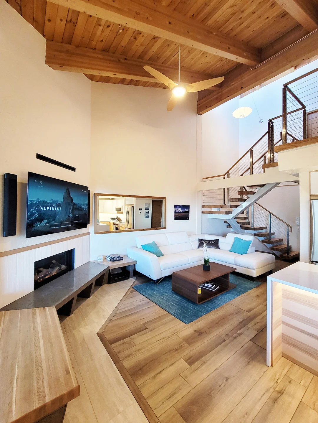 Lake Tahoe Condo Remodel — Living Room – Interior remodel