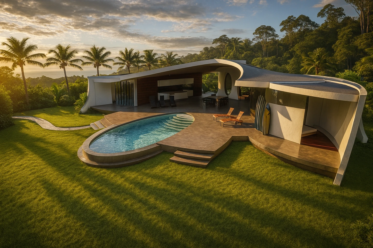 Wave House — Concept beach house in Santa Teresa, Costa Rica