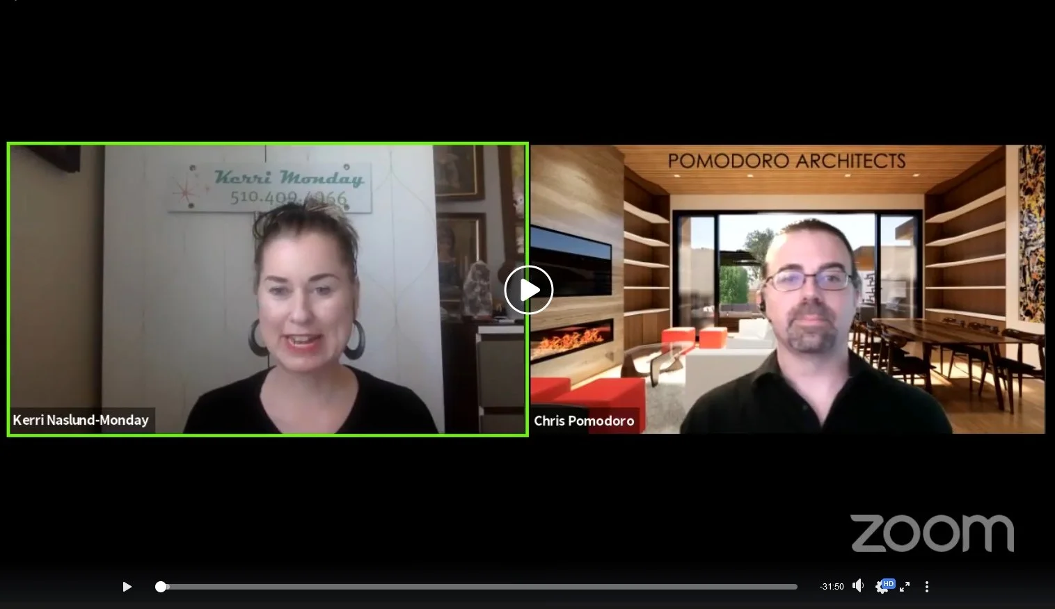 Facebook Live Zoom Meeting with Kerri Naslund-Monday and Chris Pomodoro